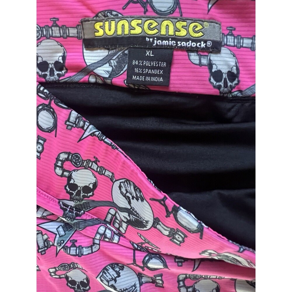 Sunsense by Jamie Sadock Women’s XL Pink Graphic Golf Skort Stretch Pull-On - Picture 3 of 6